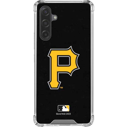 MLB Pittsburgh Pirates - Solid Distressed Galaxy A17 Clear Case