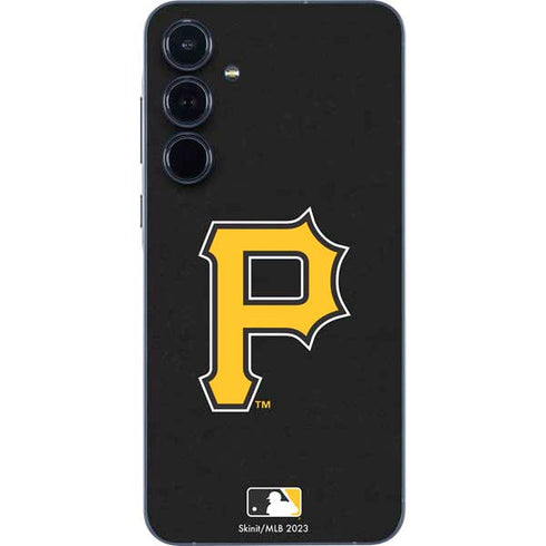 MLB Pittsburgh Pirates - Solid Distressed Galaxy A55 5G Skin
