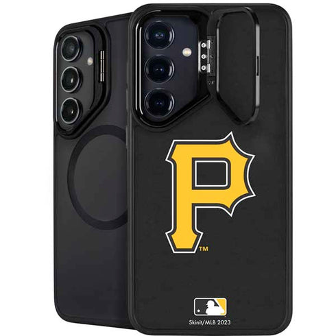 MLB Pittsburgh Pirates - Solid Distressed Galaxy S24 Kickstand Case
