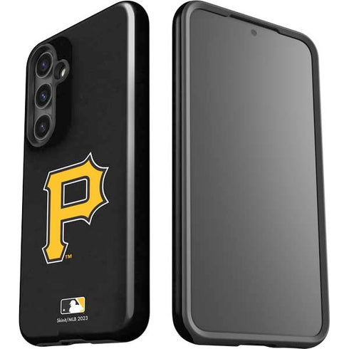 MLB Pittsburgh Pirates - Solid Distressed Galaxy S25 Plus Impact Case