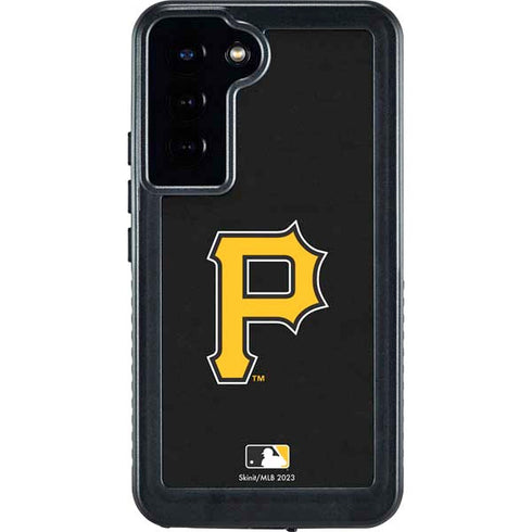 MLB Pittsburgh Pirates - Solid Distressed Galaxy S24 Plus Waterproof Case
