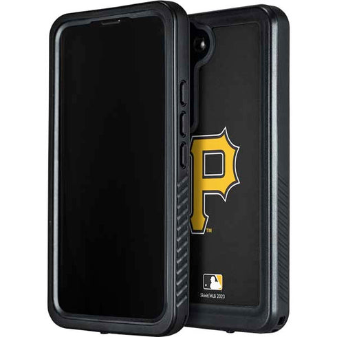 MLB Pittsburgh Pirates - Solid Distressed Galaxy S24 Plus Waterproof Case