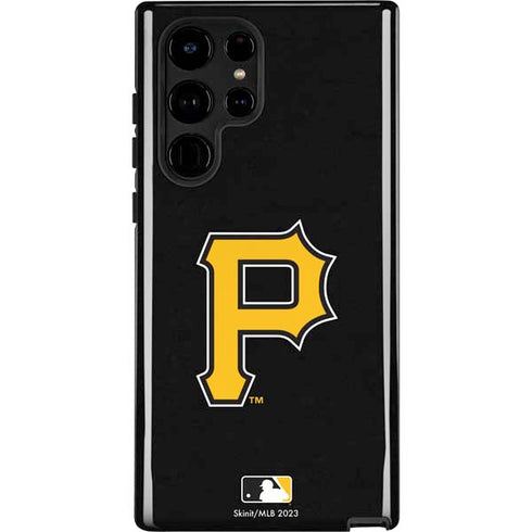 MLB Pittsburgh Pirates - Solid Distressed Galaxy S25 Ultra Impact Case