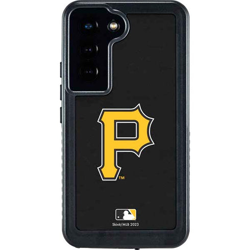 MLB Pittsburgh Pirates - Solid Distressed Galaxy S24 Waterproof Case