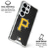 MLB Pittsburgh Pirates - Solid Distressed Galaxy S25 Ultra Clear Case