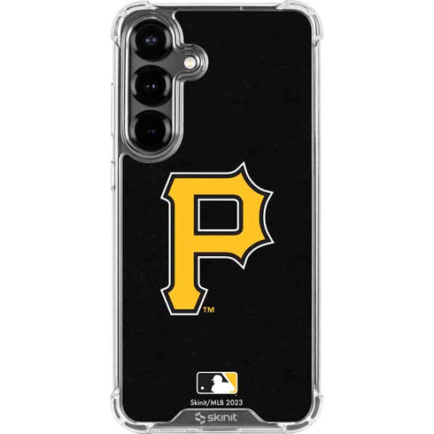 MLB Pittsburgh Pirates - Solid Distressed Galaxy S26 Clear Case