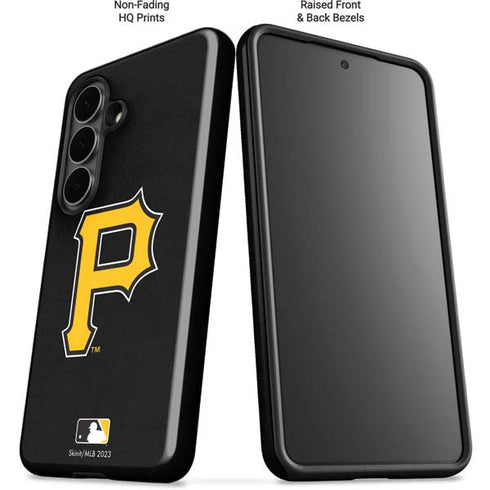 MLB Pittsburgh Pirates - Solid Distressed Galaxy S26 Impact Case