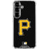 MLB Pittsburgh Pirates - Solid Distressed Galaxy S26 Plus Clear Case