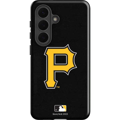 MLB Pittsburgh Pirates - Solid Distressed Galaxy S26 Plus Impact Case