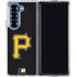 MLB Pittsburgh Pirates - Solid Distressed Galaxy Z Fold6 Clear Case