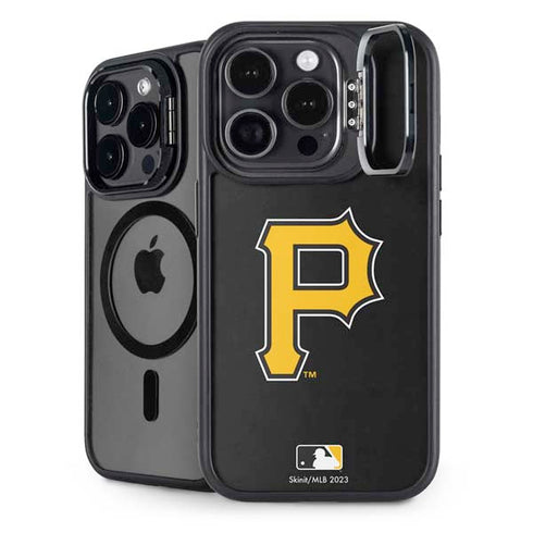 MLB Pittsburgh Pirates - Solid Distressed iPhone 13 Pro Kickstand Case