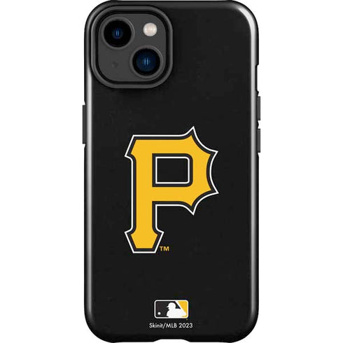 MLB Pittsburgh Pirates - Solid Distressed iPhone 15 Impact Case