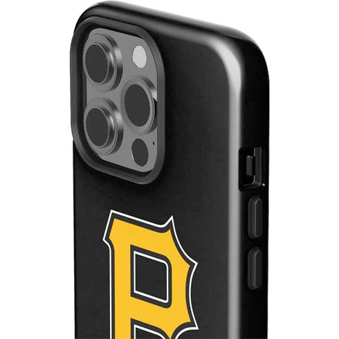 MLB Pittsburgh Pirates - Solid Distressed iPhone 15 Pro Impact Case