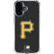 MLB Pittsburgh Pirates - Solid Distressed iPhone 16 Clear Case