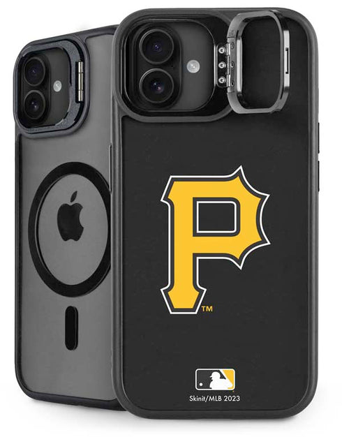 MLB Pittsburgh Pirates - Solid Distressed iPhone 16 Plus Kickstand Case