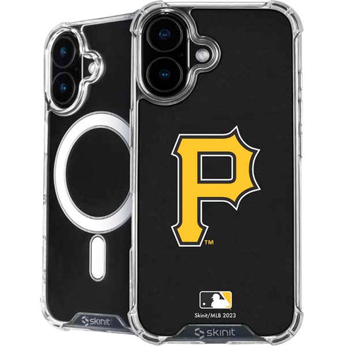 MLB Pittsburgh Pirates - Solid Distressed iPhone 16 Plus MagSafe Case