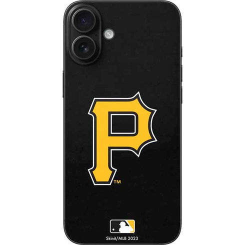 MLB Pittsburgh Pirates - Solid Distressed iPhone 16 Plus Skin