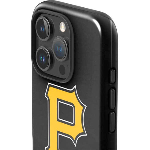 MLB Pittsburgh Pirates - Solid Distressed iPhone 16 Pro Max Impact Case