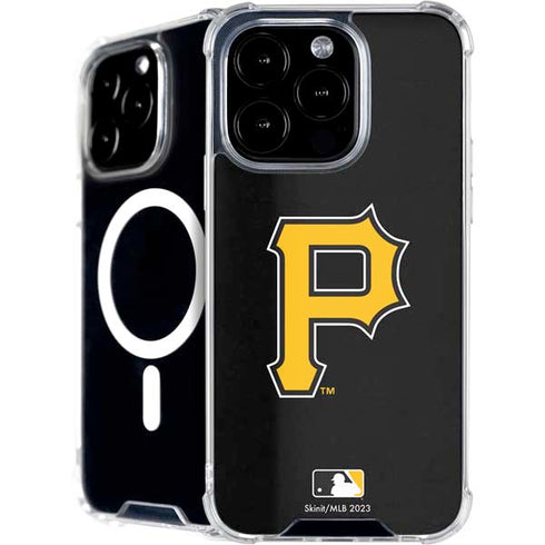 MLB Pittsburgh Pirates - Solid Distressed iPhone 16 Pro Max MagSafe Case