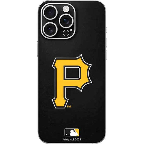 MLB Pittsburgh Pirates - Solid Distressed iPhone 16 Pro Max Skin