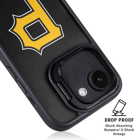 MLB Pittsburgh Pirates - Solid Distressed iPhone 16e Kickstand Case