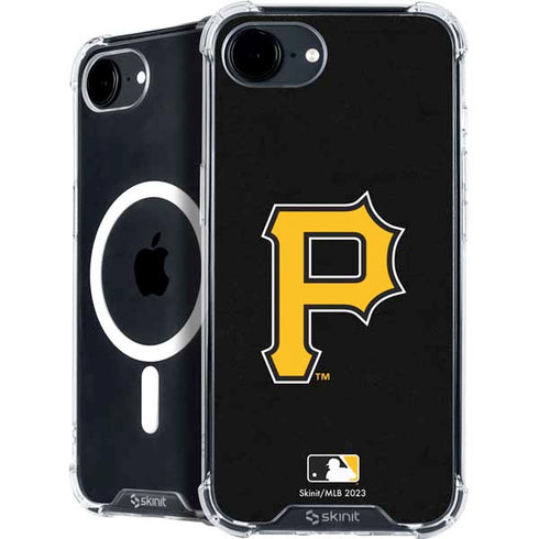 MLB Pittsburgh Pirates - Solid Distressed iPhone 16e MagSafe Case