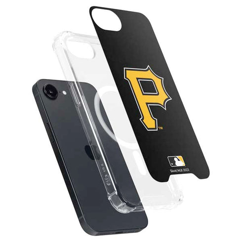 MLB Pittsburgh Pirates - Solid Distressed iPhone 16e MagSafe Case