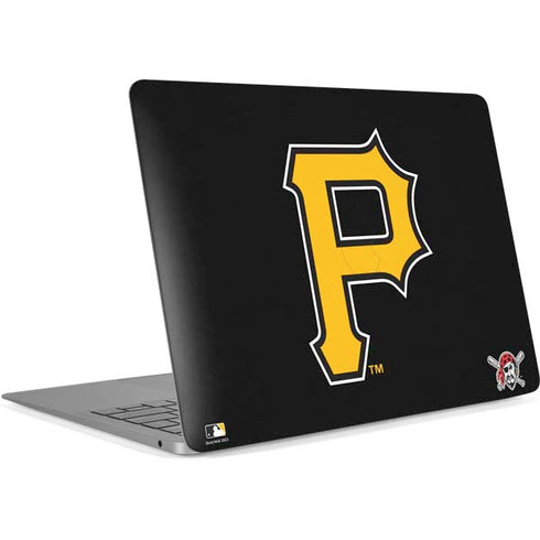MLB Pittsburgh Pirates - Solid Distressed Apple MacBook Air Skin