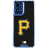 MLB Pittsburgh Pirates - Solid Distressed Moto G 5G (2024) Clear Case