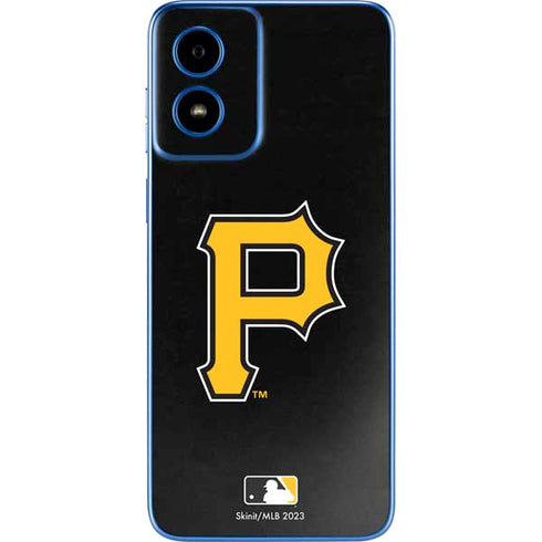 MLB Pittsburgh Pirates - Solid Distressed Moto G Play 4G (2024) Skin