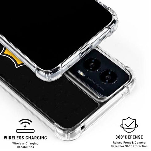 MLB Pittsburgh Pirates - Solid Distressed Moto G Power 5G (2024) Clear Case
