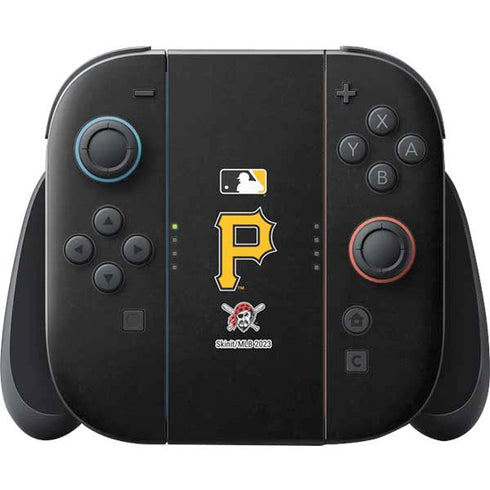 MLB Pittsburgh Pirates - Solid Distressed Nintendo Switch 2 (2025) Joy-Con Controller Skin