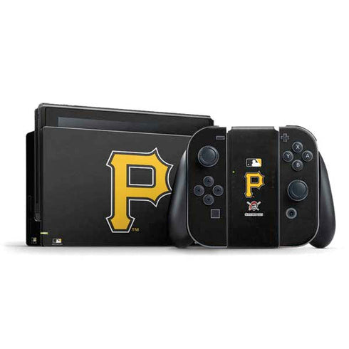 MLB Pittsburgh Pirates - Solid Distressed Nintendo Skins
