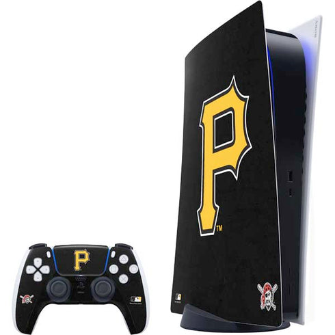 MLB Pittsburgh Pirates - Solid Distressed PlayStation PS5 Skins