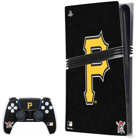 MLB Pittsburgh Pirates - Solid Distressed PlayStation PS5 Skins