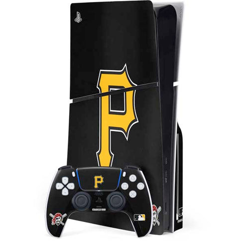 MLB Pittsburgh Pirates - Solid Distressed PlayStation PS5 Skins