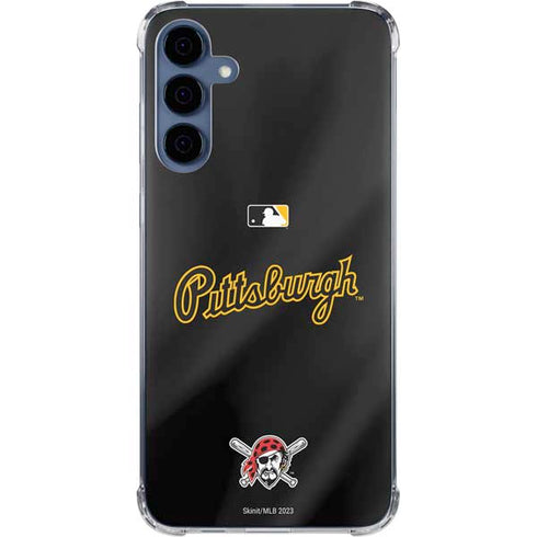 MLB Pittsburgh Pirates Alternate/Away Jersey Galaxy A35 5G Clear Case