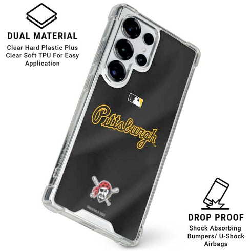 MLB Pittsburgh Pirates Alternate/Away Jersey Galaxy S26 Ultra Clear Case