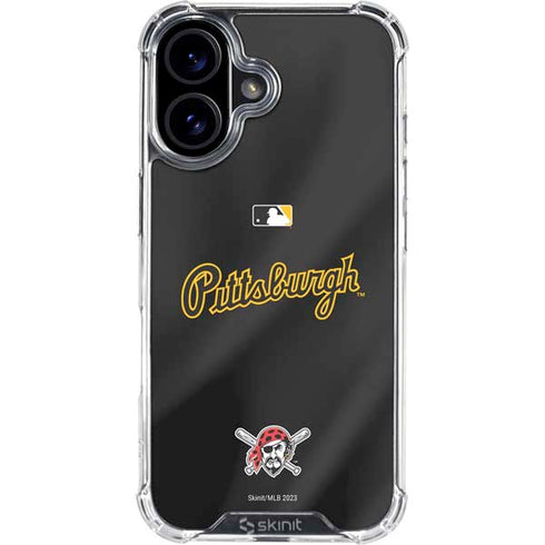 MLB Pittsburgh Pirates Alternate/Away Jersey iPhone 16 Clear Case