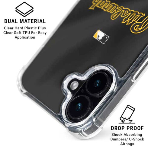 MLB Pittsburgh Pirates Alternate/Away Jersey iPhone 16 Clear Case