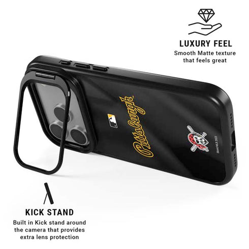 MLB Pittsburgh Pirates Alternate/Away Jersey iPhone 17 Pro Kickstand Case