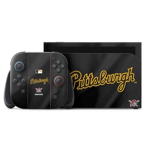 MLB Pittsburgh Pirates Alternate/Away Jersey Nintendo Switch 2 (2025) with Joy-Con Skin