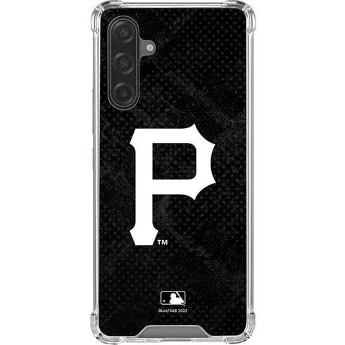 MLB Pittsburgh Pirates Dark Wash Galaxy A17 Clear Case