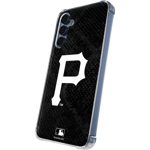 MLB Pittsburgh Pirates Dark Wash Galaxy A35 5G Clear Case