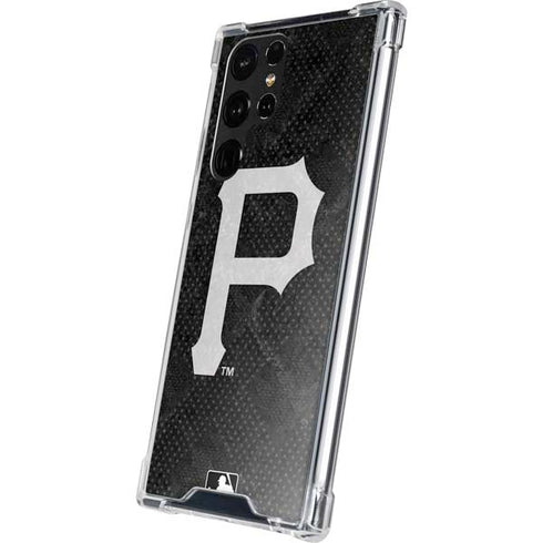 MLB Pittsburgh Pirates Dark Wash Galaxy S23 Ultra Clear Case