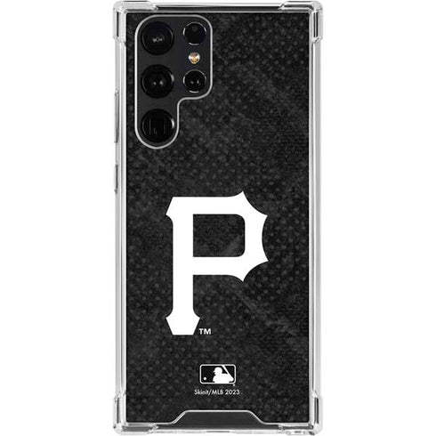 MLB Pittsburgh Pirates Dark Wash Galaxy S23 Ultra Clear Case