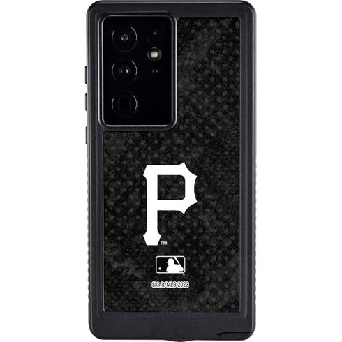 MLB Pittsburgh Pirates Dark Wash Galaxy S24 Ultra Waterproof Case