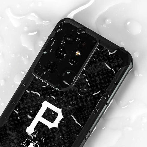 MLB Pittsburgh Pirates Dark Wash Galaxy S24 Ultra Waterproof Case