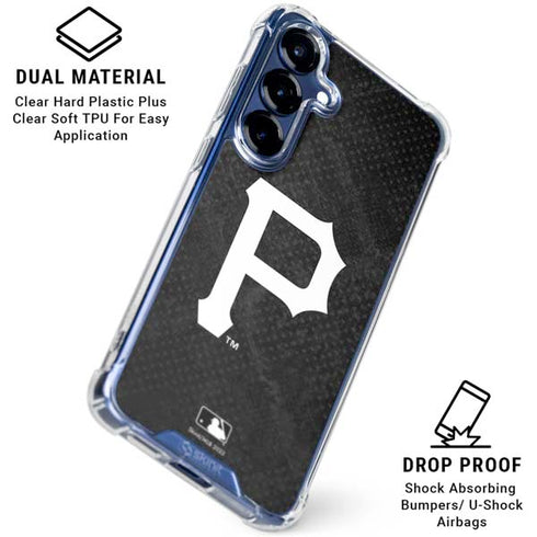 MLB Pittsburgh Pirates Dark Wash Galaxy S25 FE Clear Case