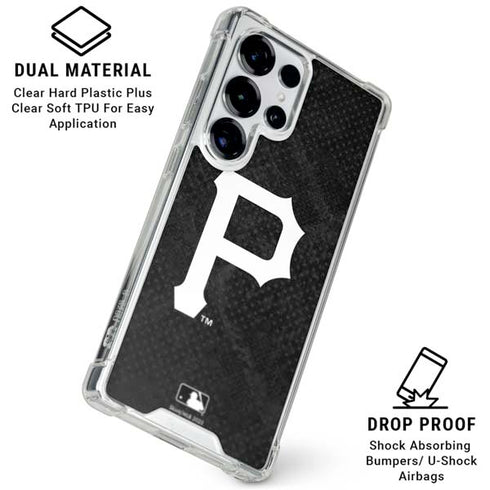 MLB Pittsburgh Pirates Dark Wash Galaxy S25 Ultra Clear Case